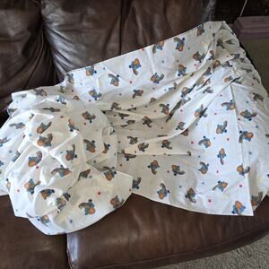 Princess Fabrics Sesame Street Cookie Monster Cotton Fabric White deadstock 4yds